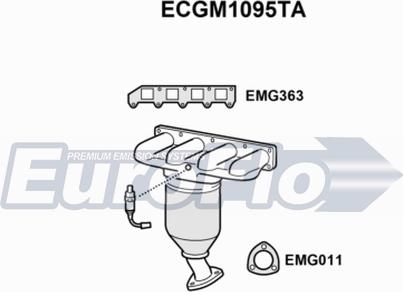 EuroFlo ECGM1095TA - Katalizators ps1.lv