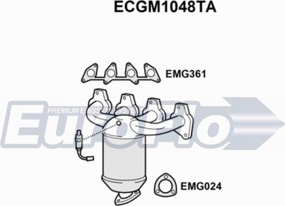 EuroFlo ECGM1048TA - Katalizators ps1.lv