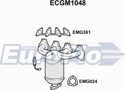 EuroFlo ECGM1048 - Katalizators ps1.lv