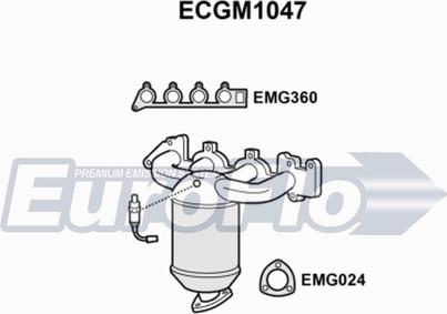 EuroFlo ECGM1047 - Katalizators ps1.lv