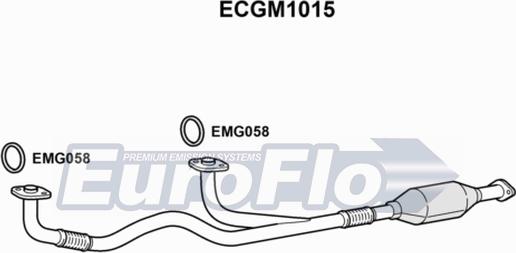 EuroFlo ECGM1015 - Katalizators ps1.lv