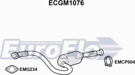 EuroFlo ECGM1076 - Katalizators ps1.lv