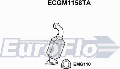 EuroFlo ECGM1158TA - Katalizators ps1.lv