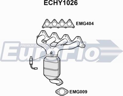 EuroFlo ECHY1026 - Katalizators ps1.lv