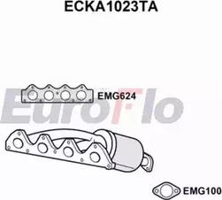 EuroFlo ECKA1023TA - Katalizators ps1.lv