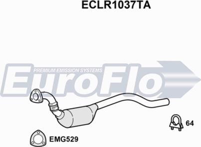 EuroFlo ECLR1037TA - Katalizators ps1.lv