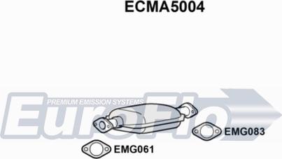 EuroFlo ECMA5004 - Katalizators ps1.lv