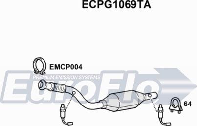 EuroFlo ECPG1069TA - Katalizators ps1.lv