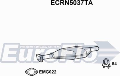 EuroFlo ECRN5037TA - Katalizators ps1.lv