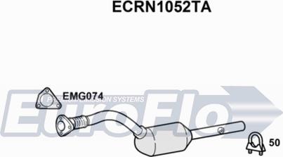 EuroFlo ECRN1052TA - Katalizators ps1.lv