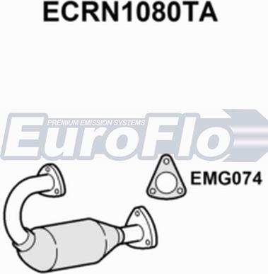 EuroFlo ECRN1080TA - Katalizators ps1.lv