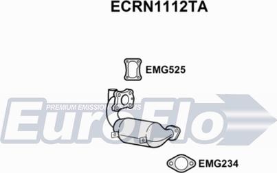 EuroFlo ECRN1112TA - Katalizators ps1.lv