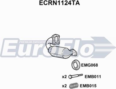 EuroFlo ECRN1124TA - Katalizators ps1.lv