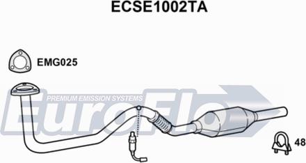 EuroFlo ECSE1002TA - Katalizators ps1.lv