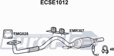 EuroFlo ECSE1012 - Katalizators ps1.lv