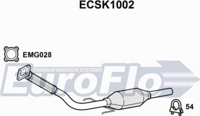 EuroFlo ECSK1002 - Katalizators ps1.lv