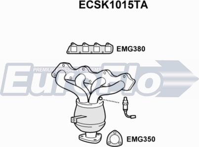EuroFlo ECSK1015TA - Katalizators ps1.lv