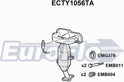 EuroFlo ECTY1056TA - Katalizators ps1.lv