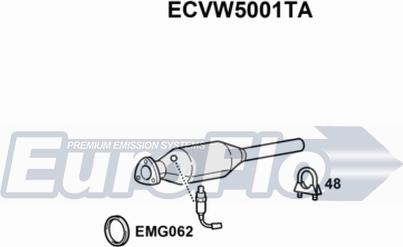 EuroFlo ECVW5001TA - Katalizators ps1.lv