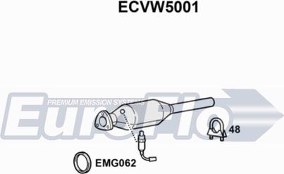 EuroFlo ECVW5001 - Katalizators ps1.lv