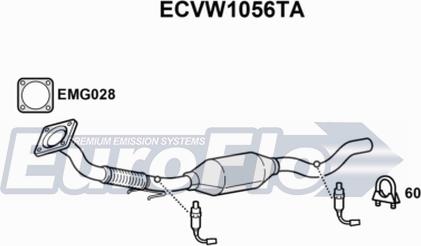 EuroFlo ECVW1056TA - Katalizators ps1.lv