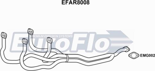 EuroFlo EFAR8008 - Izplūdes caurule ps1.lv