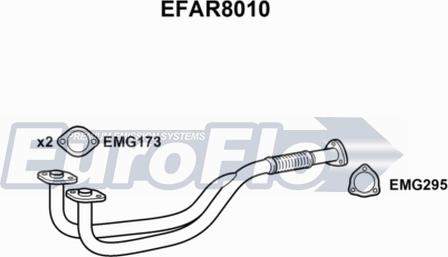 EuroFlo EFAR8010 - Izplūdes caurule ps1.lv