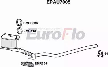 EuroFlo EPAU7005 - Nosēdumu / Daļiņu filtrs, Izplūdes gāzu sistēma ps1.lv