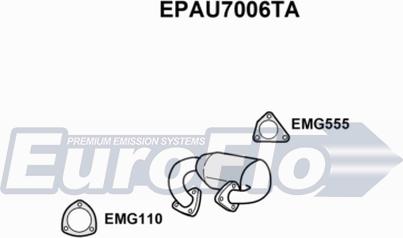 EuroFlo EPAU7006TA - Nosēdumu / Daļiņu filtrs, Izplūdes gāzu sistēma ps1.lv