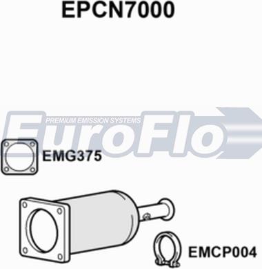 EuroFlo EPCN7000 - Nosēdumu / Daļiņu filtrs, Izplūdes gāzu sistēma ps1.lv