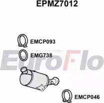 EuroFlo EPMZ7012 - Nosēdumu / Daļiņu filtrs, Izplūdes gāzu sistēma ps1.lv