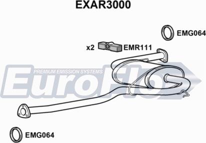 EuroFlo EXAR3000 - Vidējais izpl. gāzu trokšņa slāpētājs ps1.lv