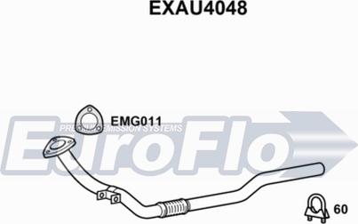 EuroFlo EXAU4048 - Izplūdes caurule ps1.lv