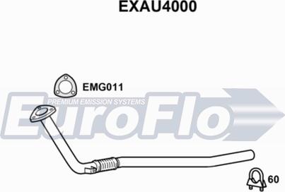 EuroFlo EXAU4000 - Izplūdes caurule ps1.lv