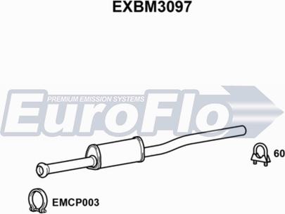 EuroFlo EXBM3097 - Vidējais izpl. gāzu trokšņa slāpētājs ps1.lv