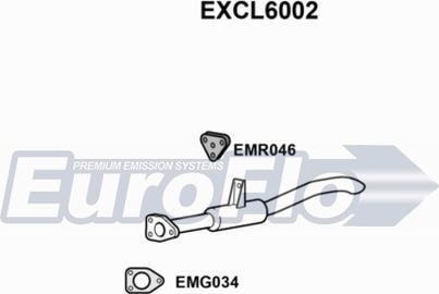 EuroFlo EXCL6002 - Izplūdes gāzu trokšņa slāpētājs (pēdējais) ps1.lv