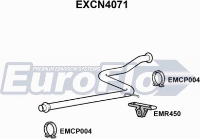 EuroFlo EXCN4071 - Izplūdes caurule ps1.lv