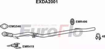 EuroFlo EXDA2001 - Izplūdes caurule ps1.lv