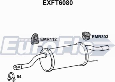 EuroFlo EXFT6080 - Izplūdes gāzu trokšņa slāpētājs (pēdējais) ps1.lv