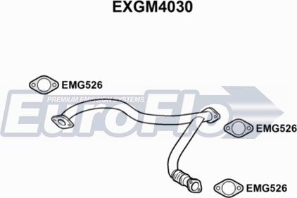 EuroFlo EXGM4030 - Izplūdes caurule ps1.lv