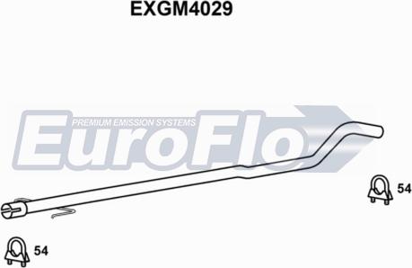 EuroFlo EXGM4029 - Izplūdes caurule ps1.lv