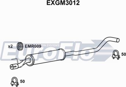 EuroFlo EXGM3012 - Vidējais izpl. gāzu trokšņa slāpētājs ps1.lv