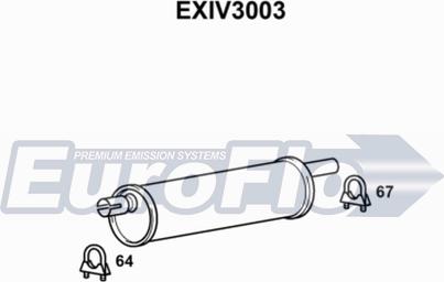 EuroFlo EXIV3003 - Vidējais izpl. gāzu trokšņa slāpētājs ps1.lv