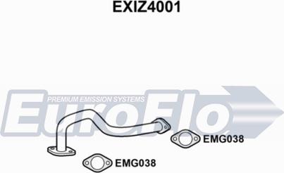 EuroFlo EXIZ4001 - Izplūdes caurule ps1.lv