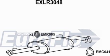 EuroFlo EXLR3048 - Vidējais izpl. gāzu trokšņa slāpētājs ps1.lv