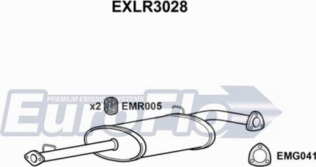 EuroFlo EXLR3028 - Vidējais izpl. gāzu trokšņa slāpētājs ps1.lv