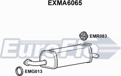 EuroFlo EXMA6065 - Izplūdes gāzu trokšņa slāpētājs (pēdējais) ps1.lv