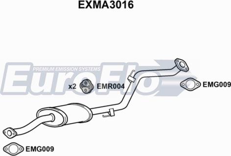 EuroFlo EXMA3016 - Vidējais izpl. gāzu trokšņa slāpētājs ps1.lv