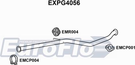 EuroFlo EXPG4056 - Izplūdes caurule ps1.lv