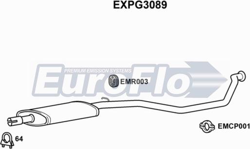 EuroFlo EXPG3089 - Vidējais izpl. gāzu trokšņa slāpētājs ps1.lv